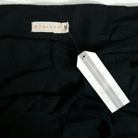 ❤️ Tulle Linen black skirt size medium - Picture 2 of 6